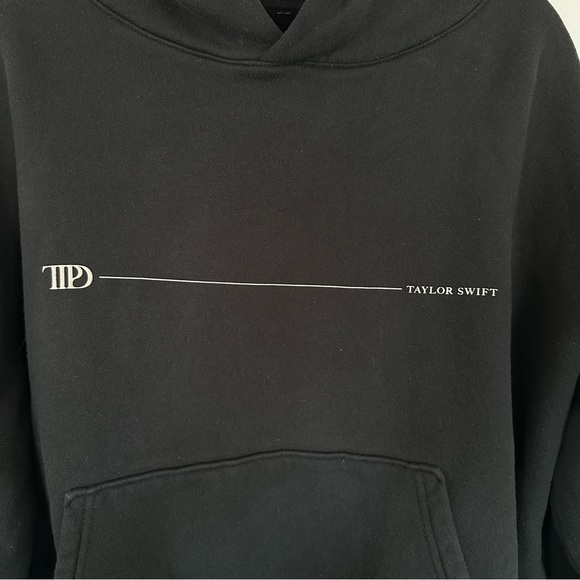 Taylor Swift The Tortured Poets Department TTPD Spotify Exclusive Black Hoodie - Picture 7 of 8